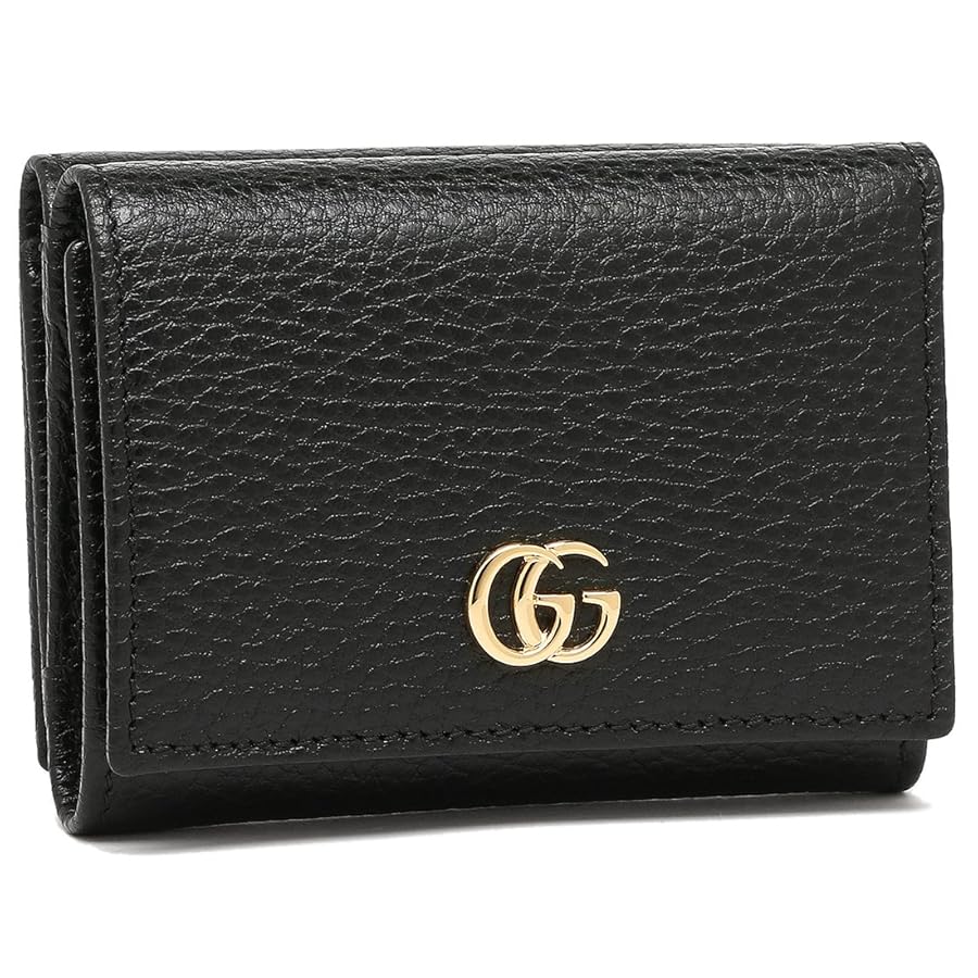 Amazon.co.jp: GUCCI PETITE MARMONT Compact Wallet, Black