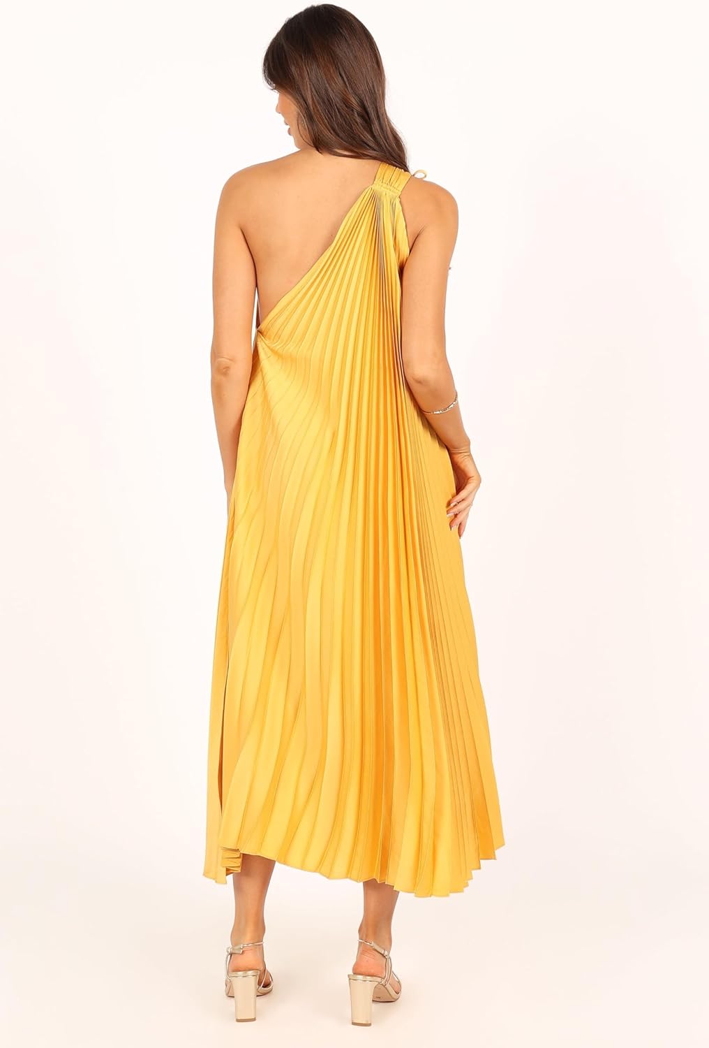 Petal & Pup Womens Cali One Shoulder Midi Dress - Image 5