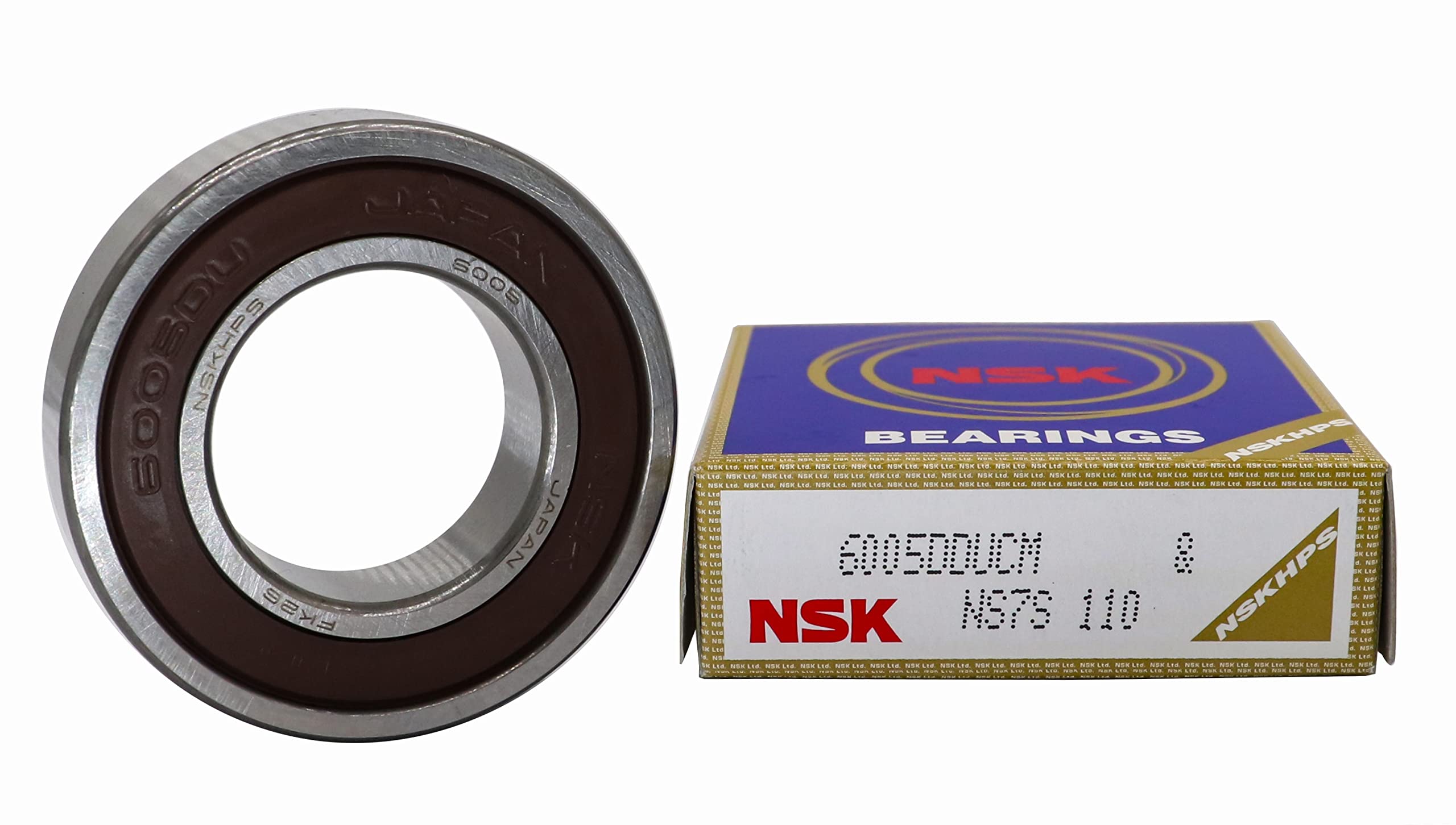 2PACK NSK 6005DDUCM 6005-2RS Made in Japan 25X47X12MM Ball