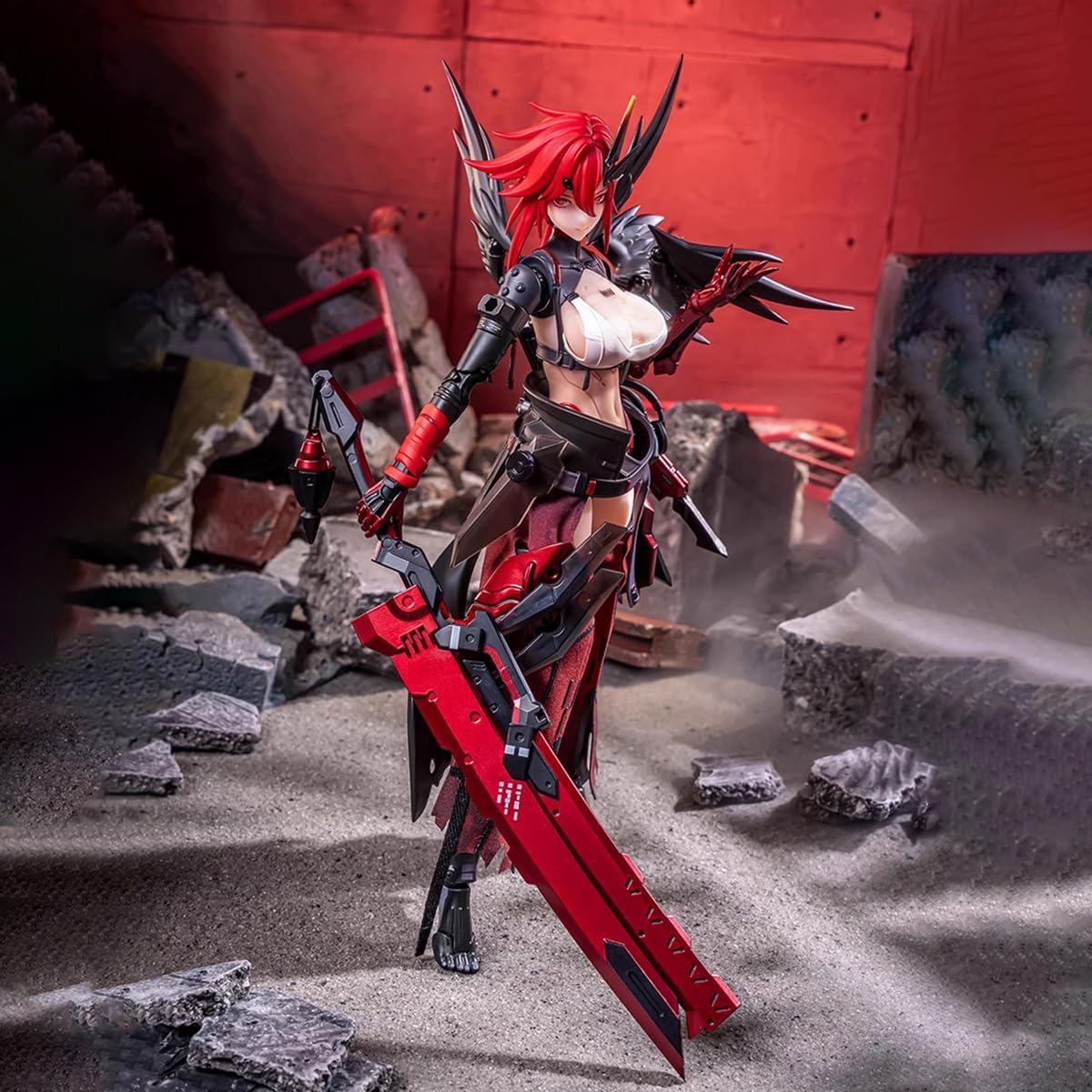 HiPlay Animester Daimanshou x Nuclear Gold Scale "Wolf Dog Squadron Assault Type Raven" 1/9 Action Figure, Seamless Body, Painted Finished Product