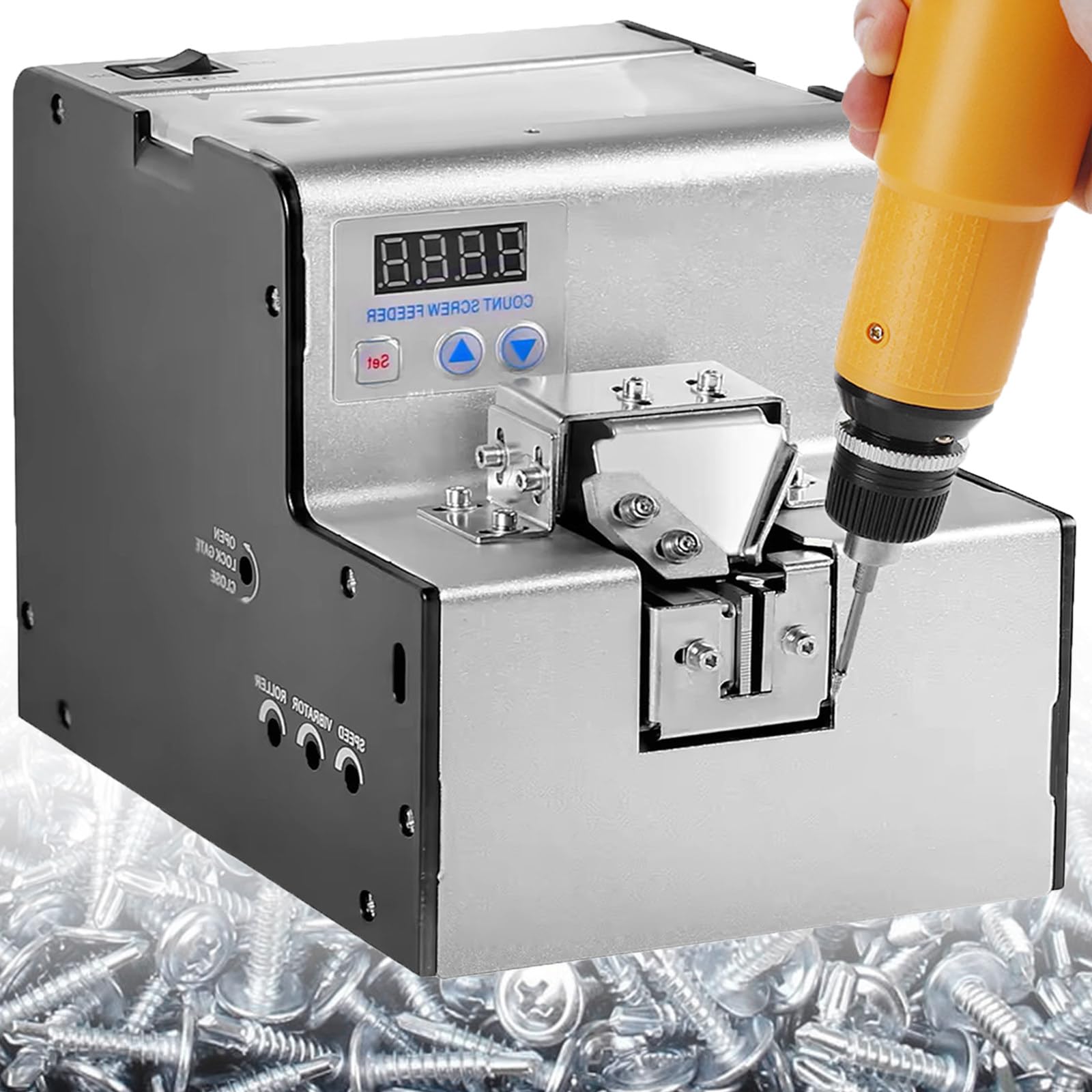 Automatische Schraubenzuführmaschine, Schraubenzuführanbieter, Maschine zur automatischen Anordnung von verstellbaren Orbitalschrauben, M1.0–5.0, Schraubenlänge unter 20 mm