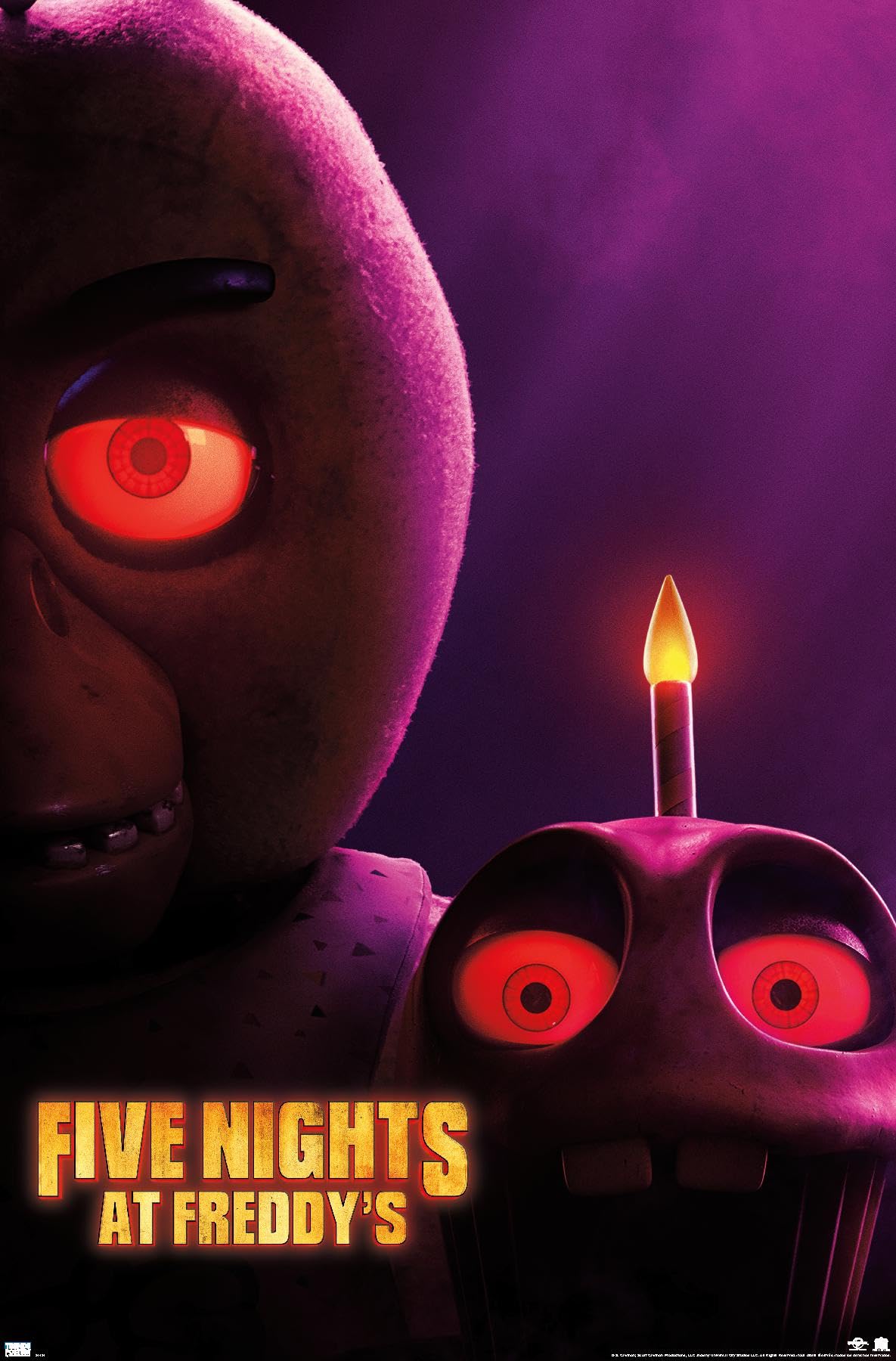 Five Nights at Freddy's Movie - Chica One Sheet Wall Poster, 34L" x 22.4W", Unframed Version