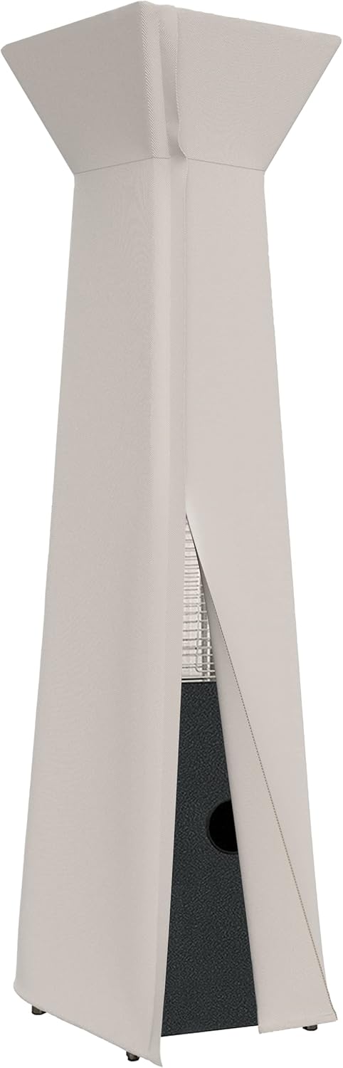 MR. COVER Pyramid Patio Heater Cover for Hiland, Outdoor Cover Waterproof, Propane Heater Heavy Duty with Zipper, 21W x 21D x 90H