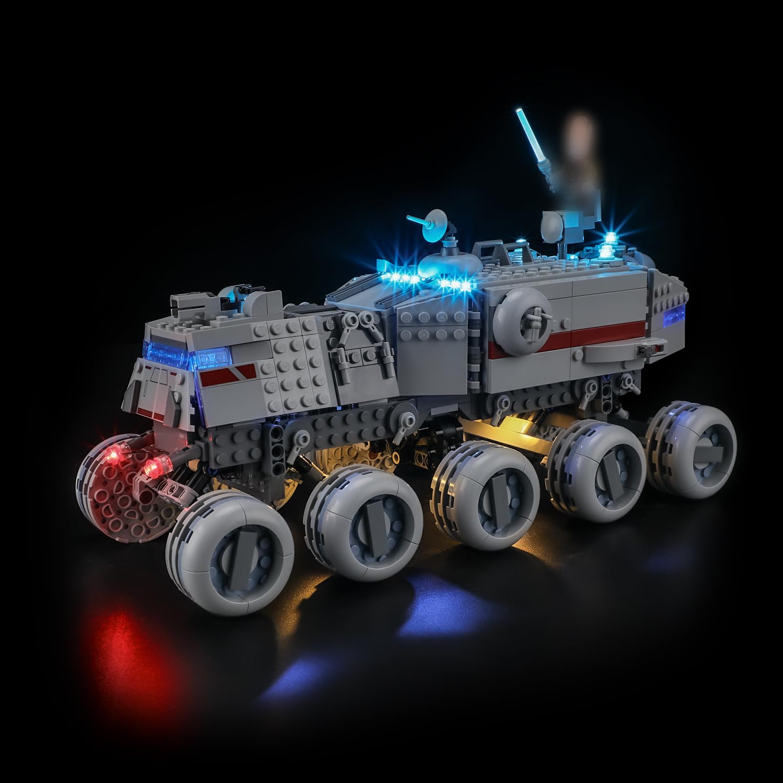 BRIKSMAX 2.0 Light Kit for Lego-Republic Juggernaut -Innovative Led Lighting Compatible with Lego Star Wars 75413 - Not Included Model Set