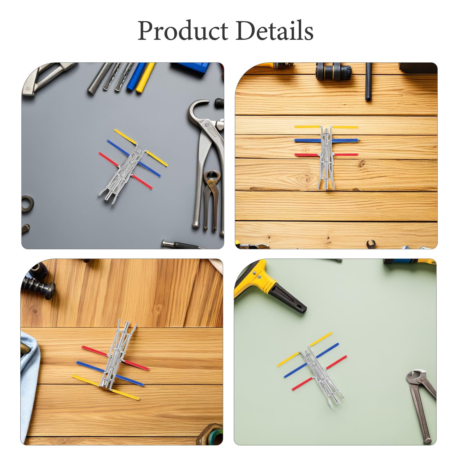 6 Pezzi Kit di Installazione Guarnizioni per Cilindro Idraulico, Kit Strumenti per Guarnizioni di Cilindri Idraulici e Aste Pistone, Acciaio Inox e Gomma, per Manutenzione