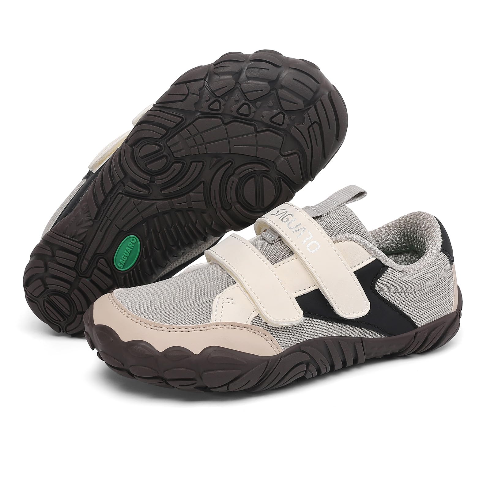 SAGUARO Zapatillas Barefoot Niños,Sneakers Minimalista Suaves y Ligeras con Puntera Ancha para Exterior Interior,Gr.25-36