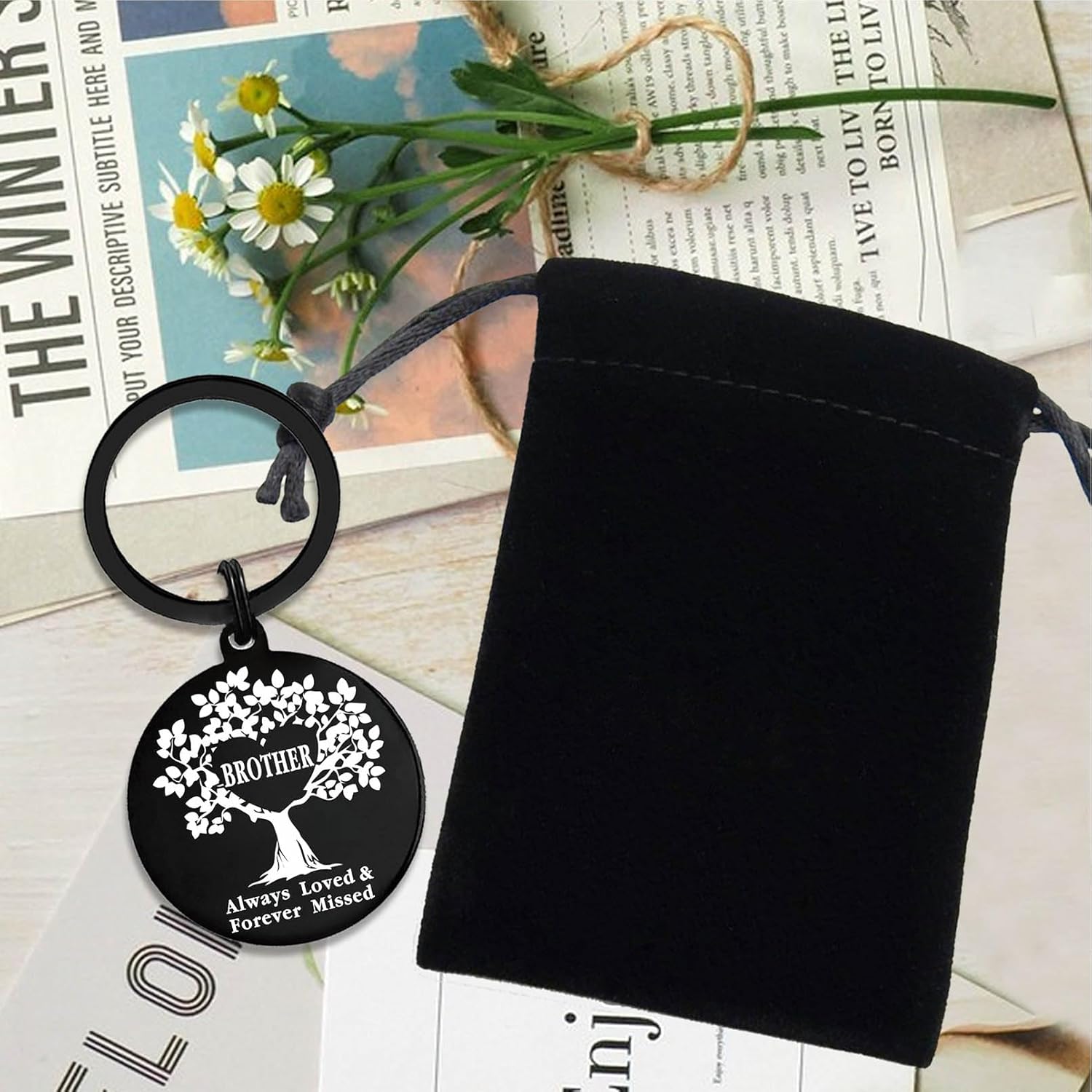 Viayen Sympathy Gifts for Loss of Loved One Keychain- Memorial Day Decorations- Bereavement Gift Ideas - Image 3