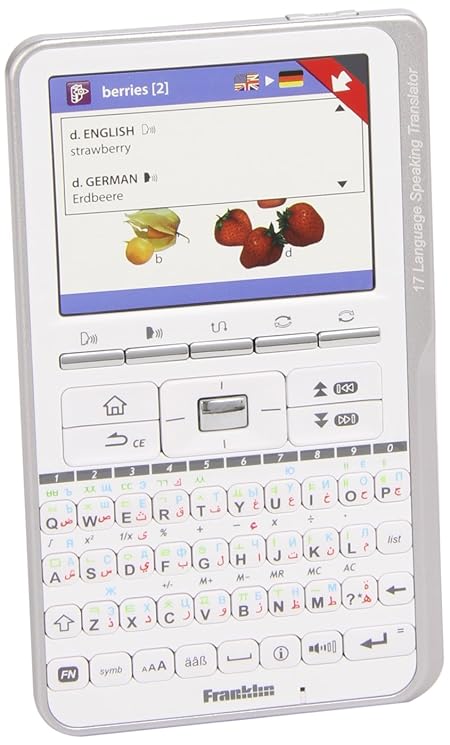 Franklin 17 Language Spkng Global Trans Handheld Devices
