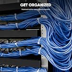 Zip Ties lourd service 12 De pouce,WLEAD 45lbs Attaches de câble en nylon de haute qualité auto-décollant de résistance à la traction UV Résistant pour bureau, jardin, intérieur et extérieur (100Pack)