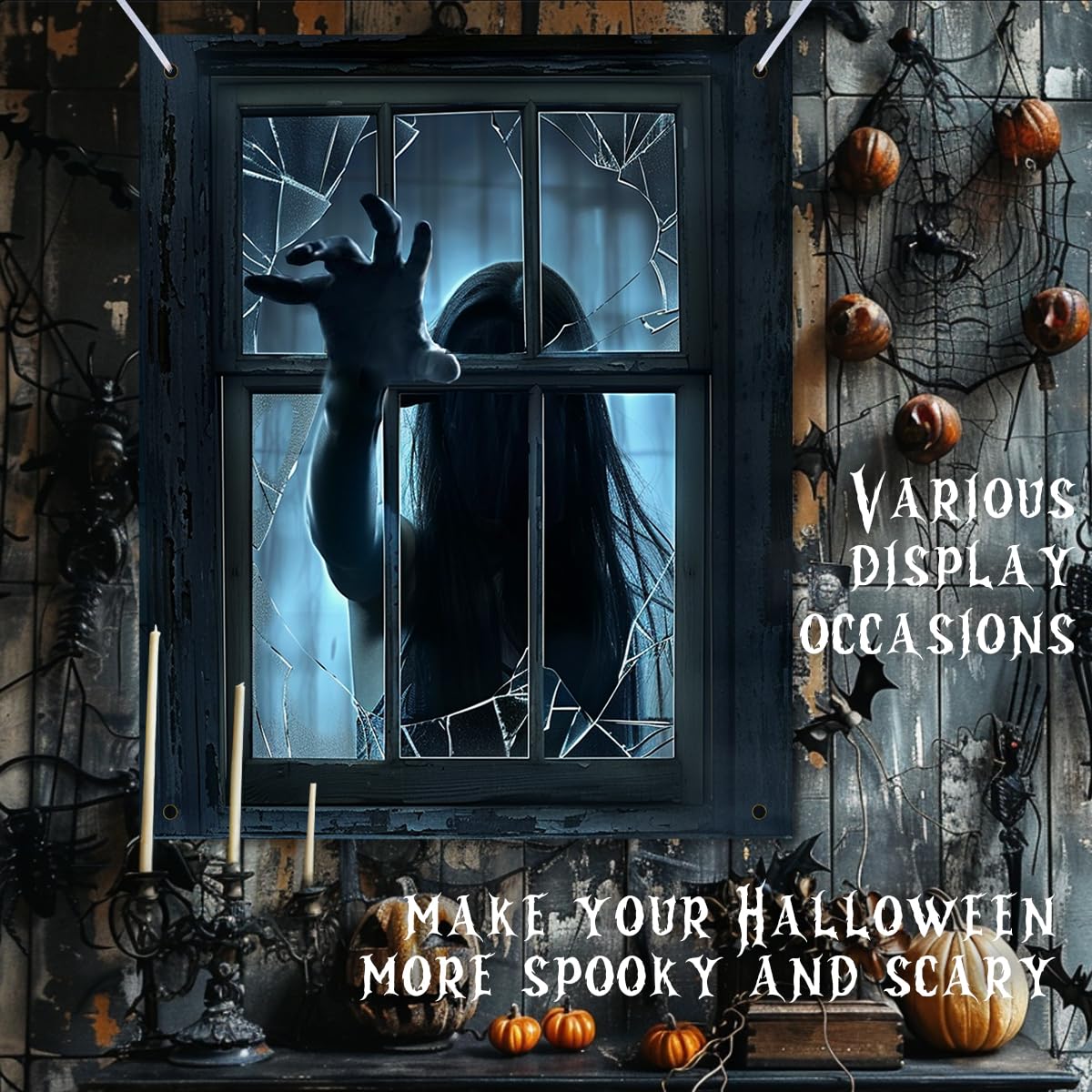 Halloween Gel Fenstersticker Set Dekoration für Kinder und Fenster Planet Happy DE Halloween Gel Fenstersticker Set Dekoration für Kinder und Fenster Planet Happy DE