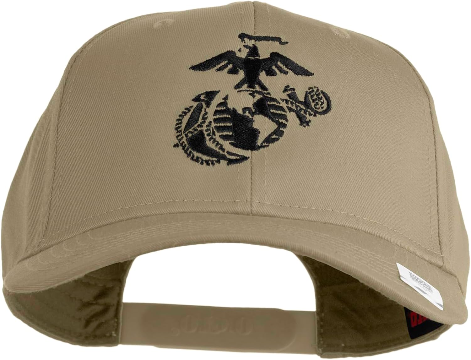 US Marine Corps Seal Embroidered Solid Cotton Twill Pro Style Cap
