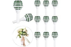 Geiserailie Wedding Bouquet Holder Bridal Bouquet Holders for Artificial Foam Flowers with Foam Handle