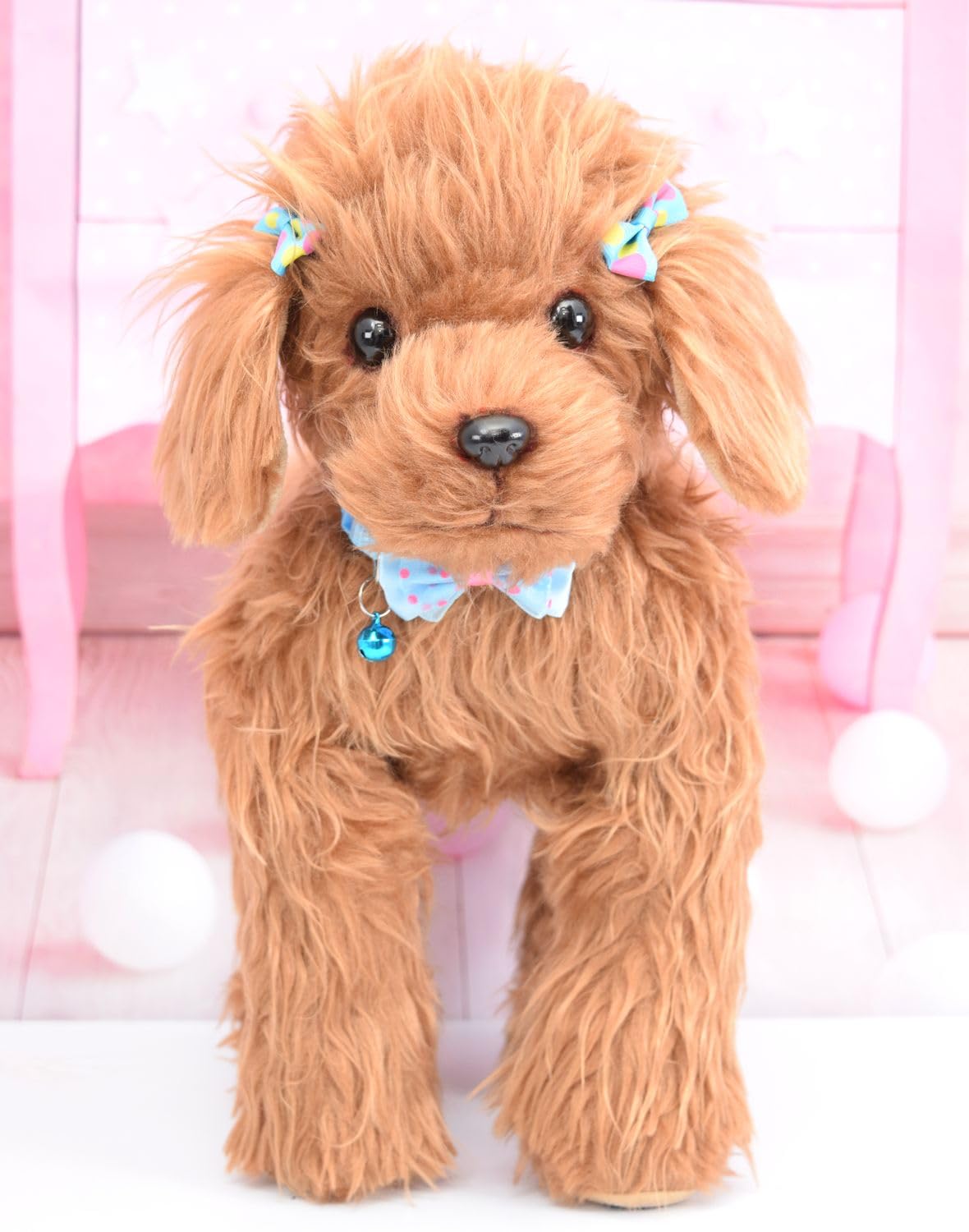 トイプードル　レッド　テディベア　ぬいぐるみ トイプードルレッドテディベアぬいぐるみ