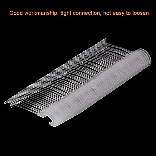 Miniatura 9 de MECCANIXITY J Hook Sujetadores de etiquetado estándar de plástico regular para etiqueta de precio de prendas de vestir, etiquetado, púas de