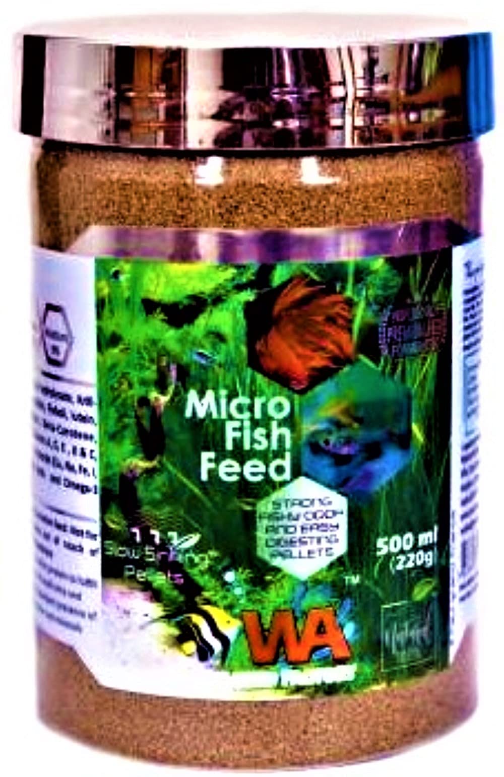 WA Micro Pellet Young Adult Fish Feed | 500 ml | Happy Fins (B095CT7HHM) Amazon Price History, Amazon Price Tracker
