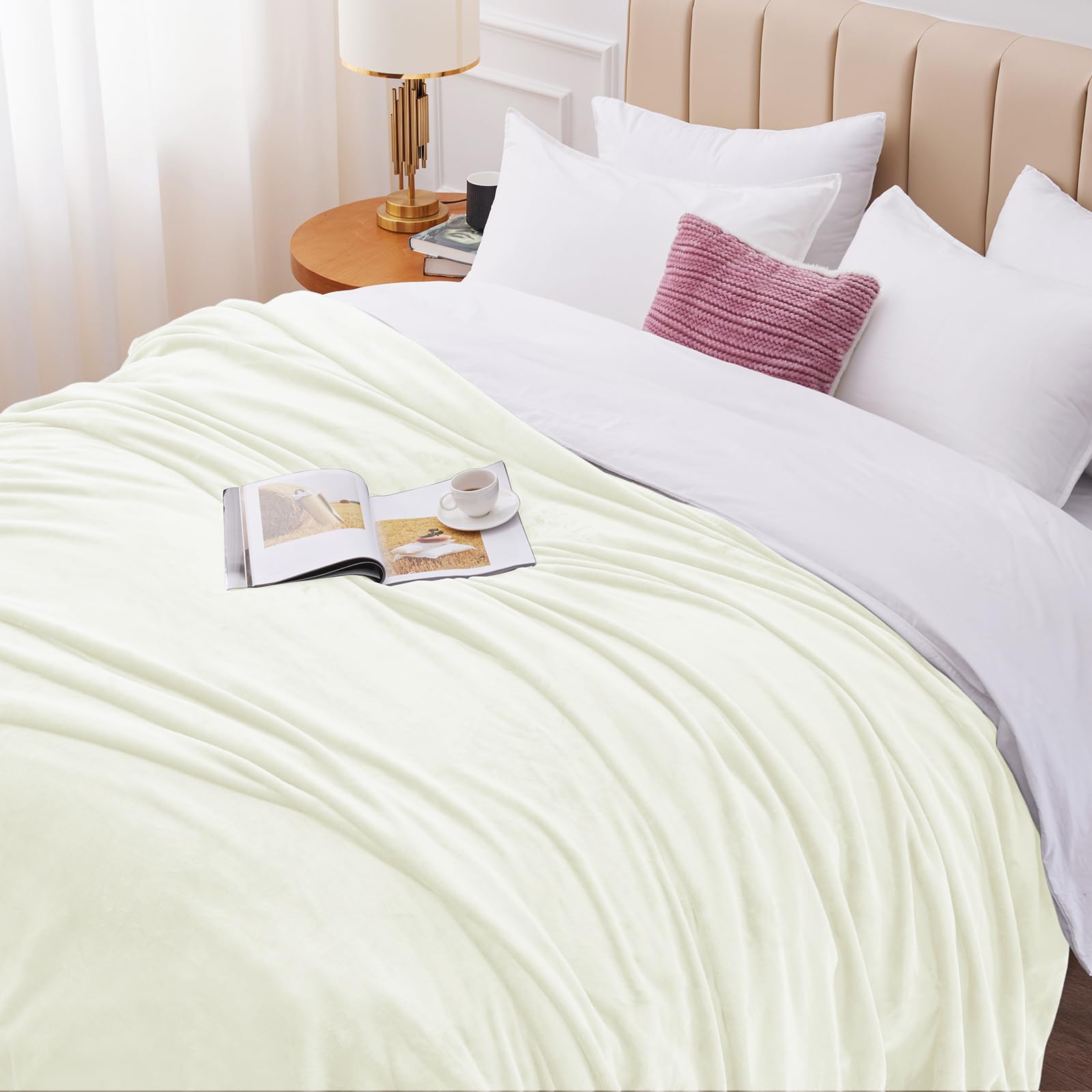 FANSU Coperta Plaid in Pile di Flanella, Microfibra Morbido Durevole e Caldo 3D Animale Stampa Peluche Matrimoniale Coperte Copriletti per Letto