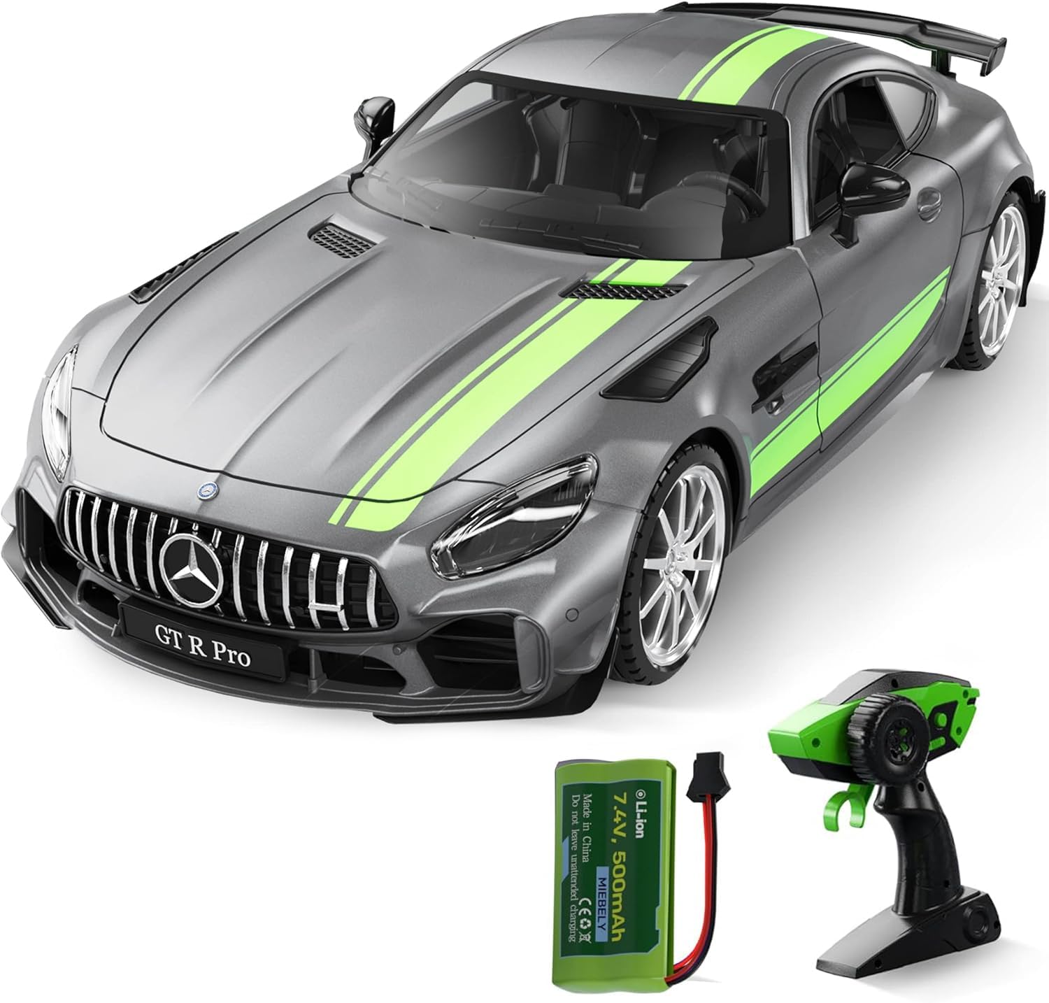 MIEBELY Mercedes Benz GT R Pro RC Car with remote and battery