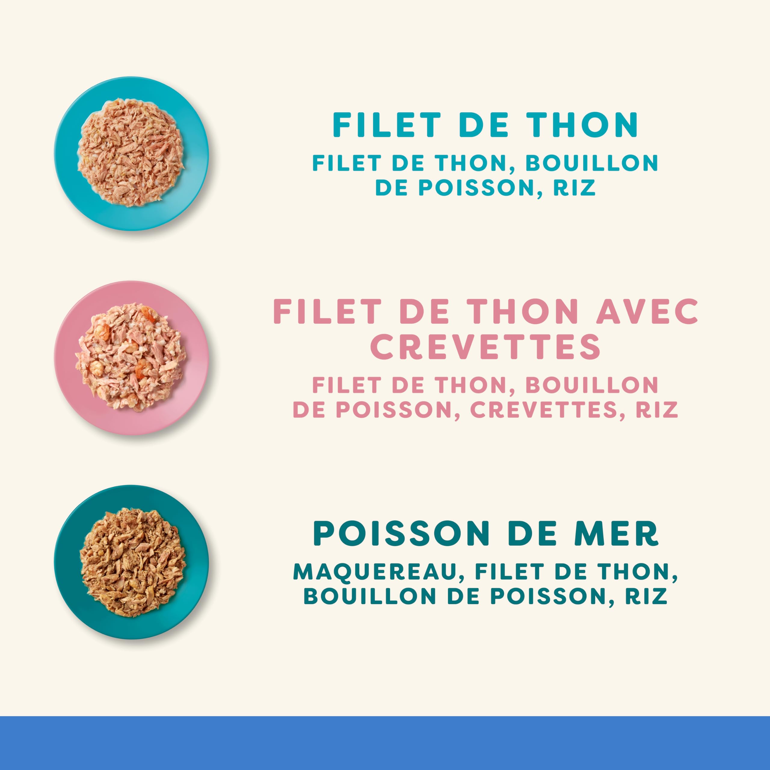 Applaws 100% alimentation humide naturelle pour chat, sélection de poissons en bouillon - 12 boîtes de 156g