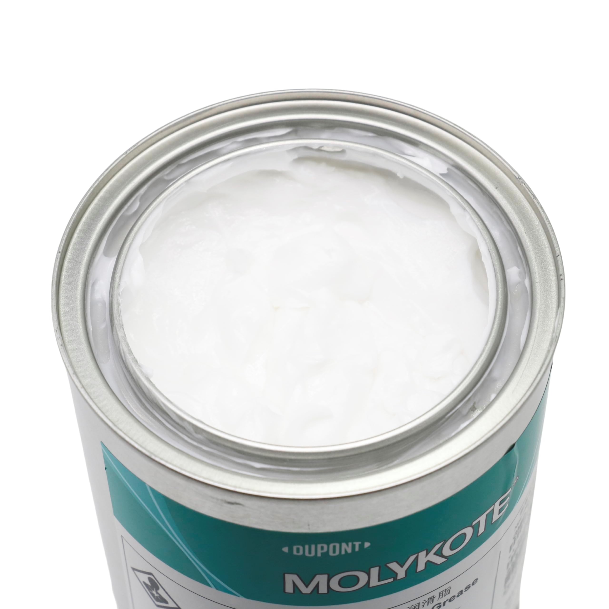 Molykote EM-30L Grease 1kg Lubricante para Componentes Plásticos Automotriz Electrodomésticos Engranajes Caja de Engranajes Bomba Base PAO Larga Vida Útil Lubricación de Caucho y Elastómeros