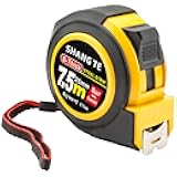 Tape Measure 25 ft, Steel Measuring Tape Retractable, 25-Foot Basics Self-Locking Measurement Tape, Self Lock Auto Tape Rule Imperial/Metric Measure for Body Measurements