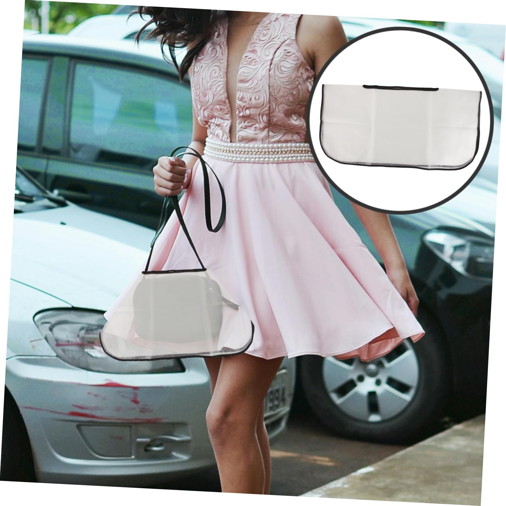 3piezas Cubierta para Bolsos De Mano Poncho De Reutilizable para Protección De Mochilas y Tote Bags Actividades