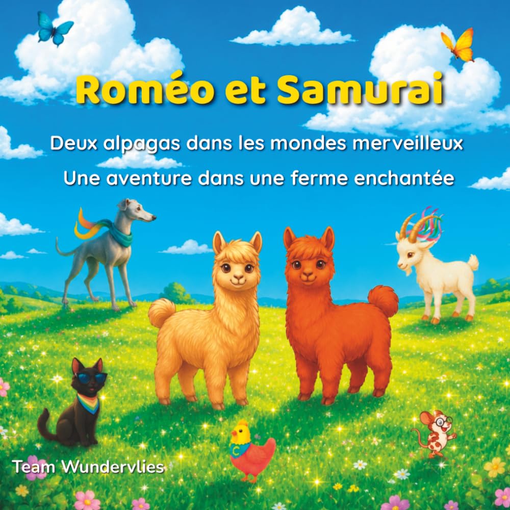 Roméo et Samurai - Deux alpagas dans les mondes merveilleux: Une aventure dans une ferme enchantée