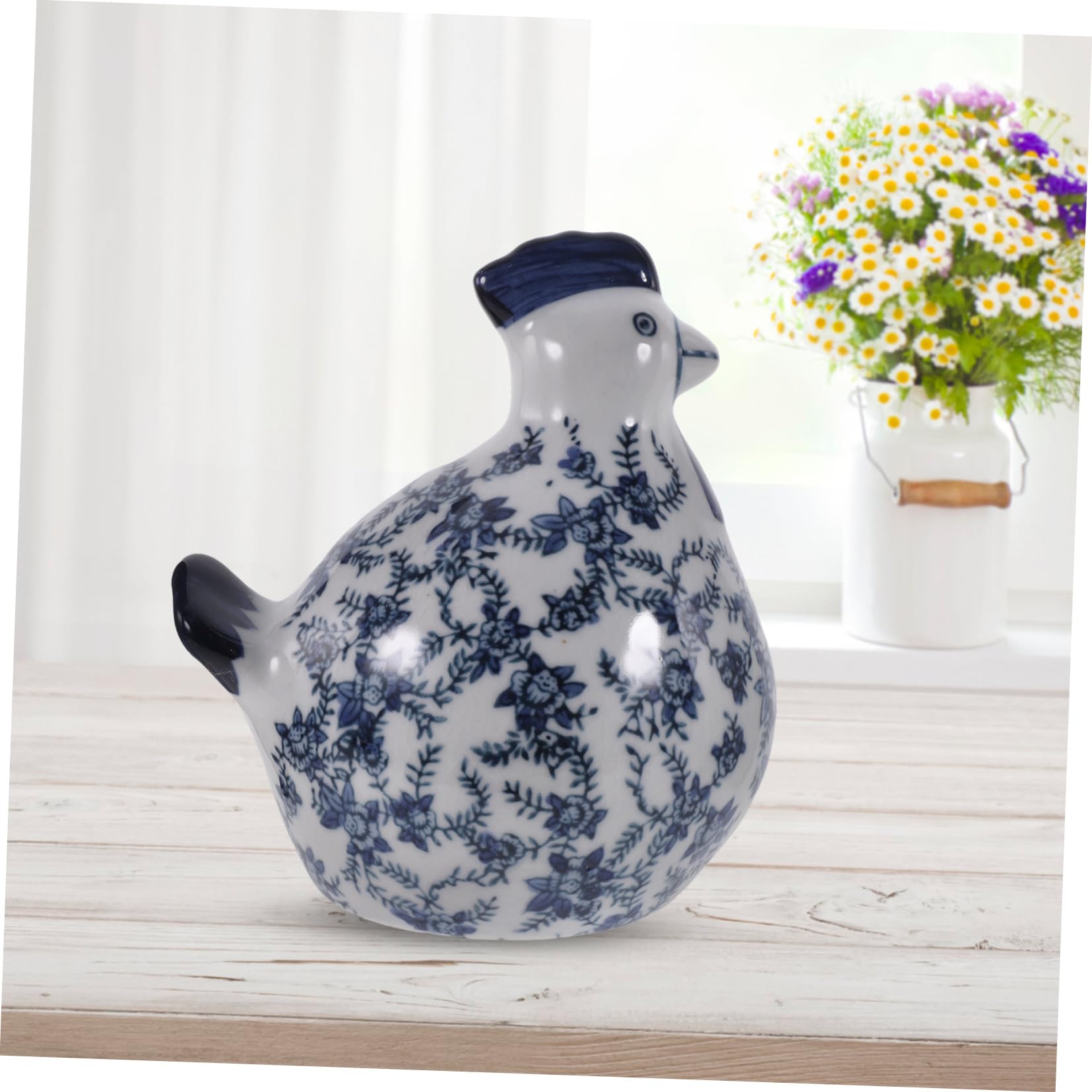 Kreative Keramik Hühnerfigur Lustiges Huhn Ornament Für Garten Und Tischdekoration Stabil Und Bruchsicher Für Hochzeiten Und Wohnaccessoires