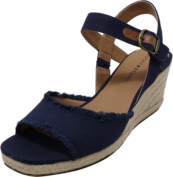Lucky Brand Women's Mindra Espadrille Wedge Sandal