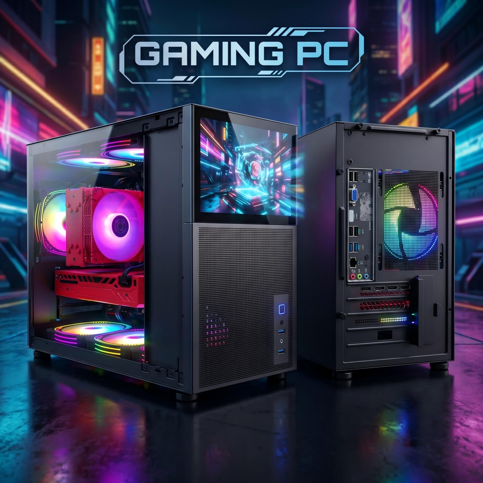 STGsivir PC Gamer Fixe, Core i7-11700KF, RTX 3060 12G, 32G DDR4, 2T SSD