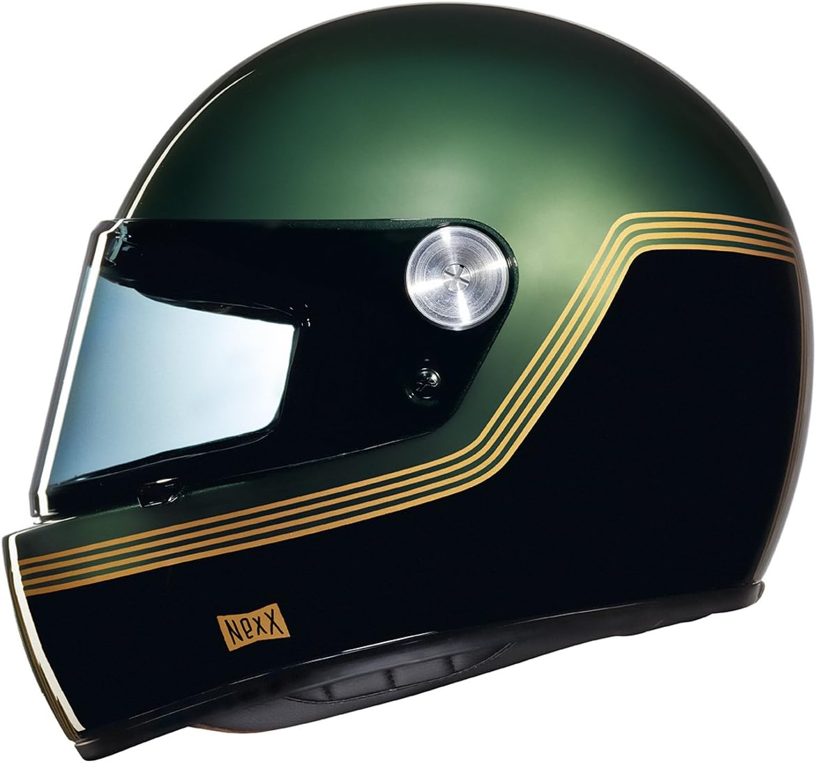 Buy Nexx X.G100 XG100 Racer Motordrome English Green Full Face Retro