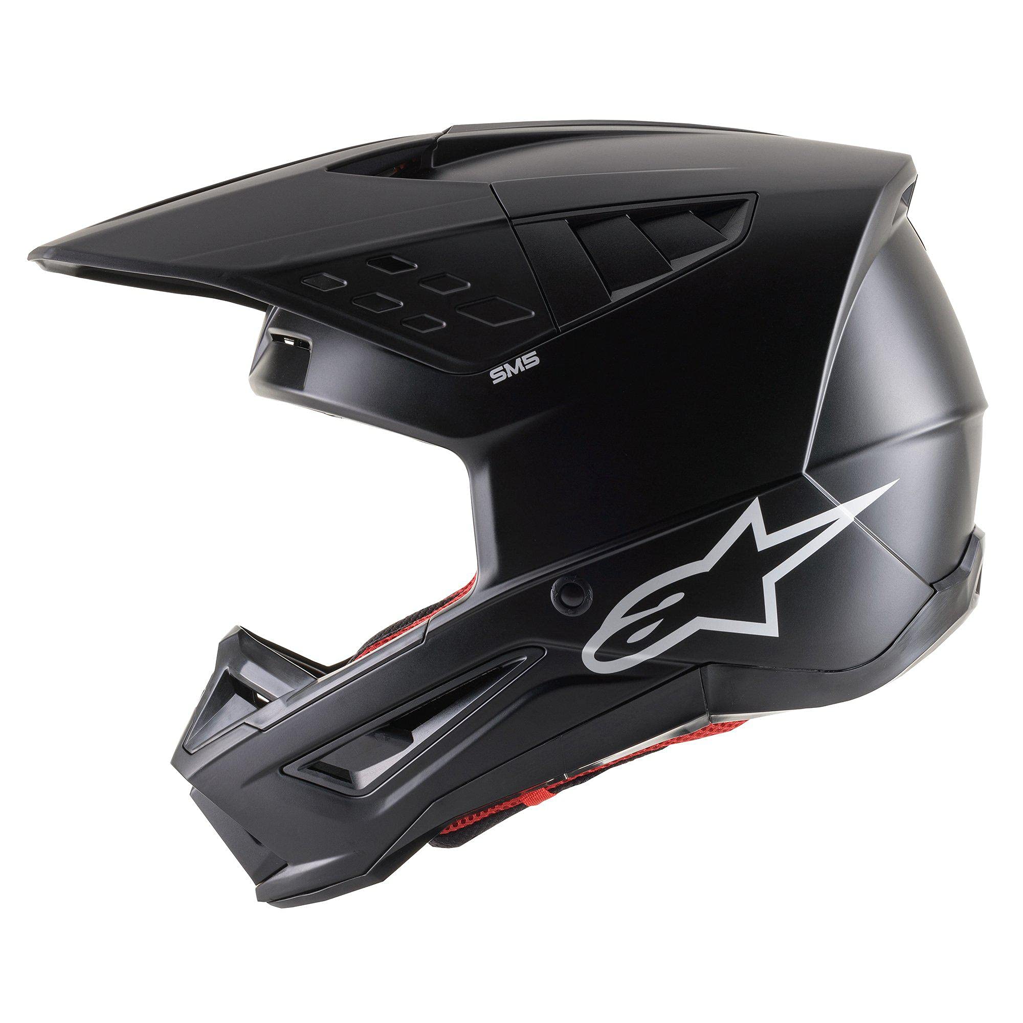 Alpinestars Unisex-Adult S-M5 Solid Helmet-Black Matte (X-Large) (Multi, One Size)