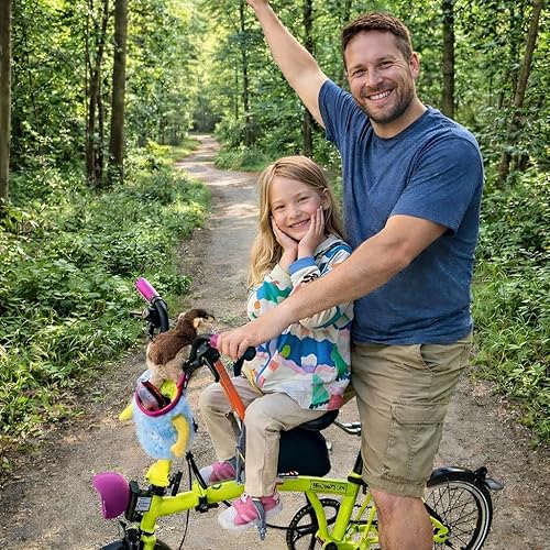 Miniatura 2 de Asiento de bicicleta para niños, asiento de bicicleta para niños de montaje frontal, apto para bicicletas de montaña, bicicletas de crucero