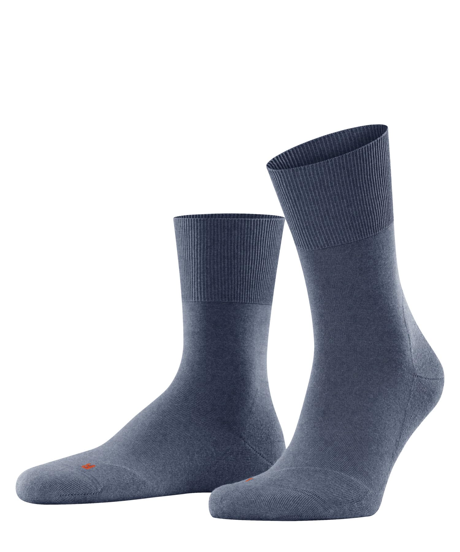 FALKE Run U Sso coton unies 1 paire, Chaussettes Mixte, Bleu Light Denim 6660, 44-​45