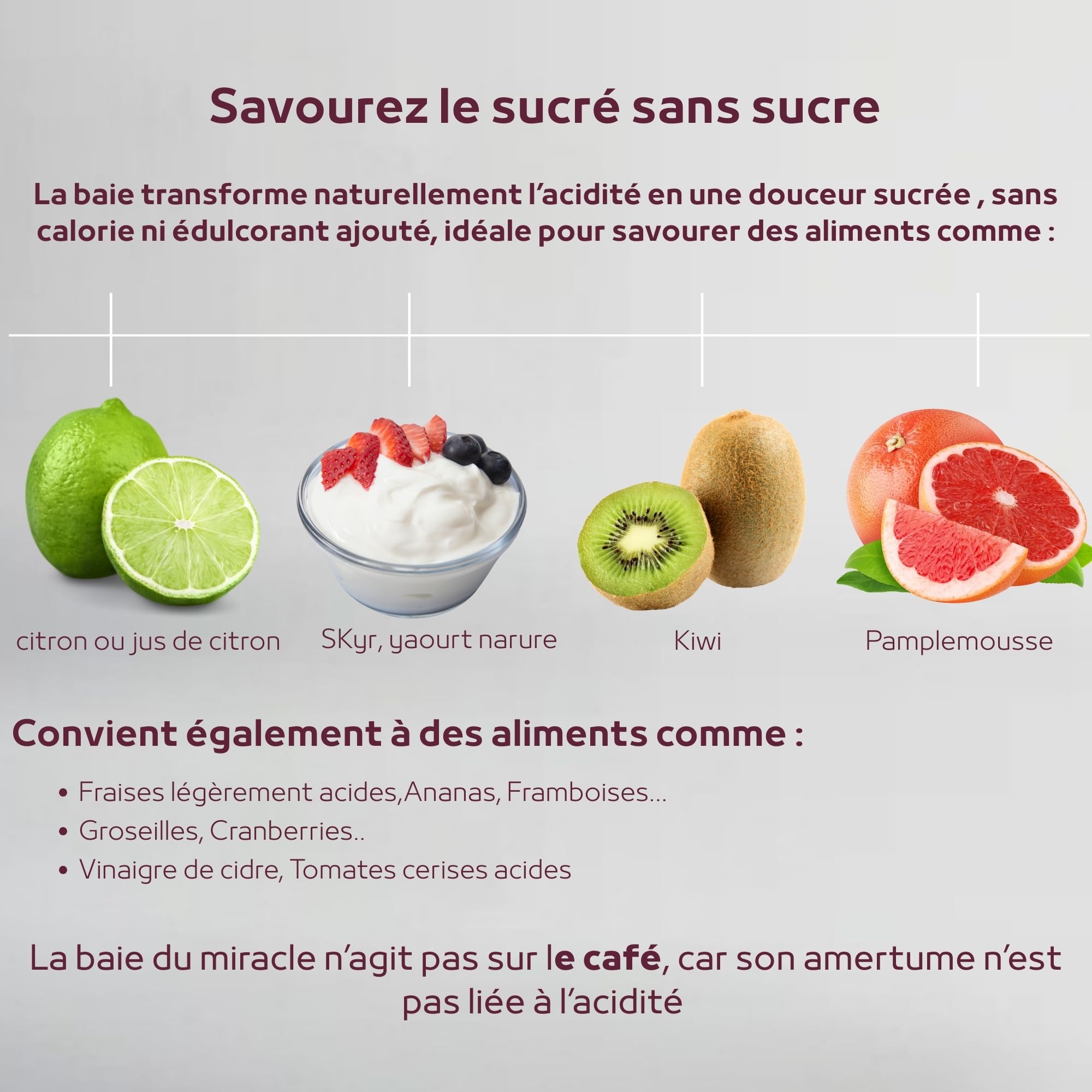 20 baies effet sucrant déshydratées-Goût sucré sans sucre-100% naturel & vegan – Alternative idéale pour diabétiques,sportifs & régimes faibles en sucre-Savoure enfin ton yaourt nature, citron…