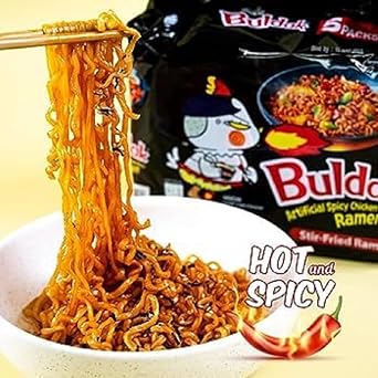 Korean Instant Noodles (COMBO, SPICY BULDAK RAMEN)