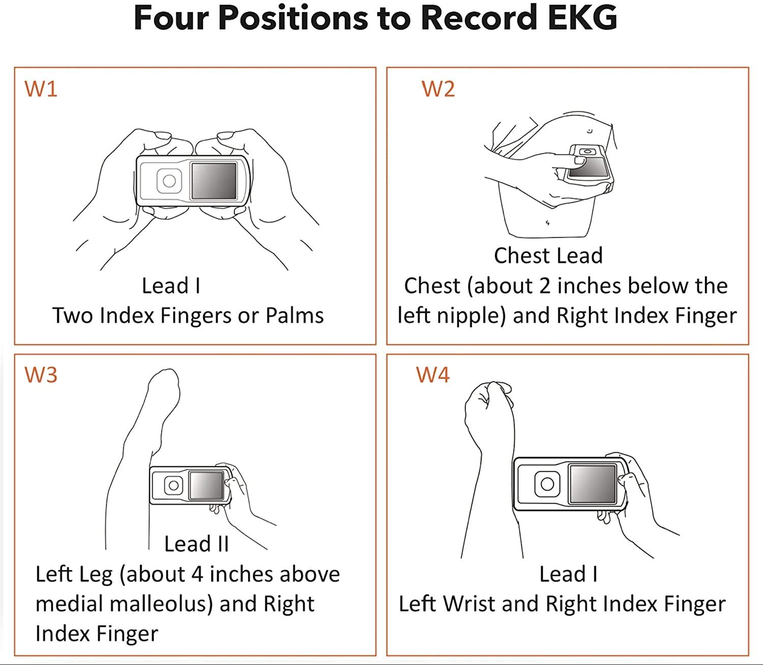 EMAY Portable EKG Monitoring Device (for iPhone & Android, Mac & Windows) Personal EKG Heart