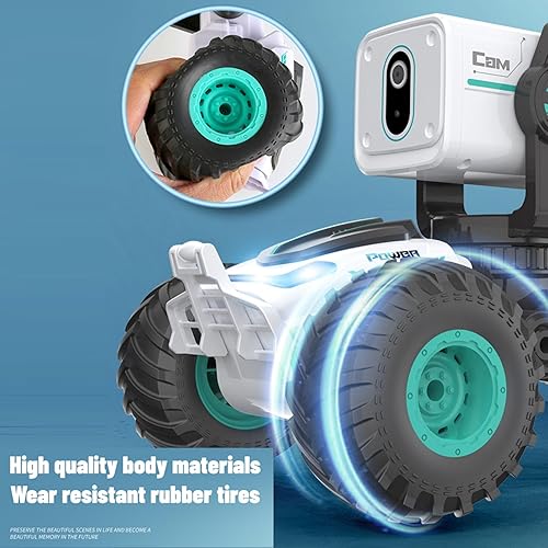 Miniatura 6 de Auto RC con cámara 720P, camión todoterreno con control remoto, vehículo de video en tiempo real para niños, juego interactivo, regalo de cumpleaños