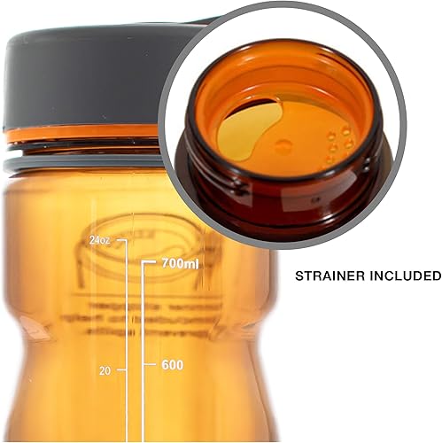 Miniatura 4 de Lock & Lock Tapa de rosca de boca ancha, sin BPA, no tóxico, botella deportiva de plástico Tritan para gimnasio, oficina o al aire libre, 27 onzas,