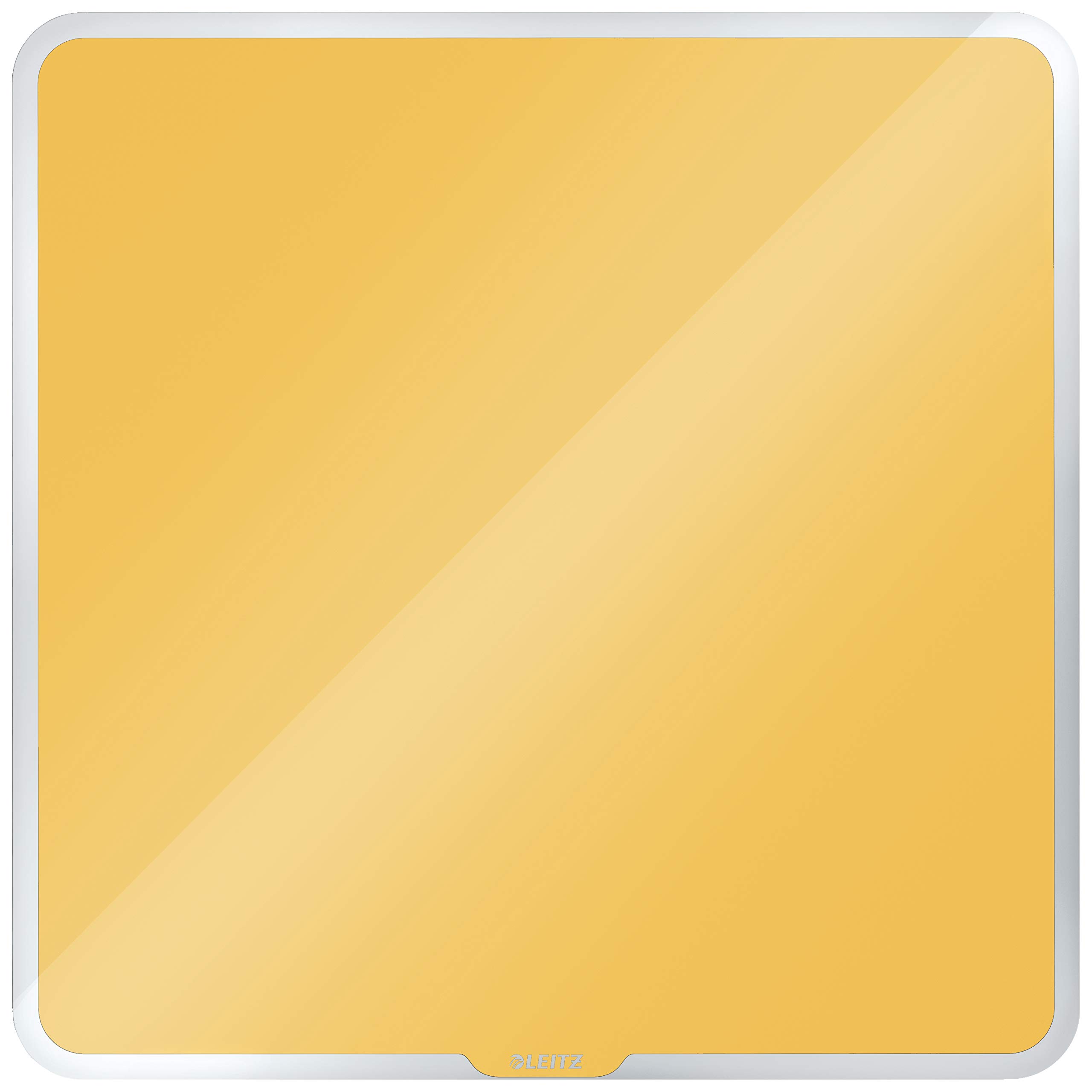Leitz Magnetic Glass Whiteboard, 450 x 450, Cosy Range, Warm Yellow, 70430019