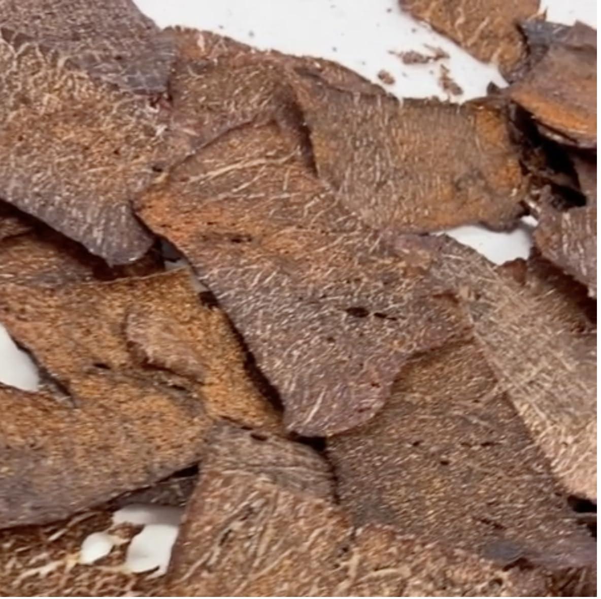Red Chili Beef Jerky, 100% Beef, Thin Crispy Texture, Mild Spicy, (5 oz)