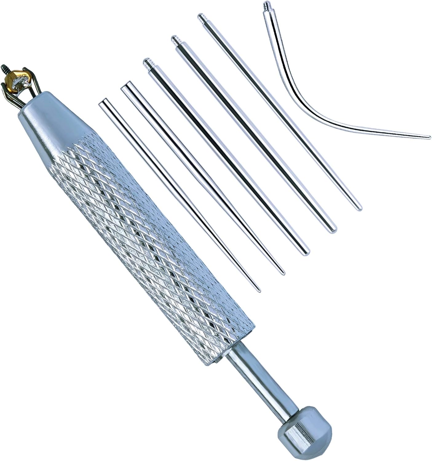 Piercing Ball Grabber Tool and Piercing Taper 16G 18G 14G for Flat Back Threader Earring Insertion, Stainless Steel Piercing Tool Kit
