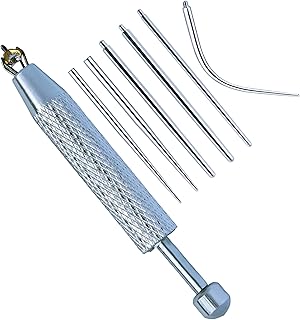 Piercing Ball Grabber Tool and Piercing Taper 16G 18G 14G for Flat Back Threader Earring Insertion, Stainless Steel Piercing Tool Kit