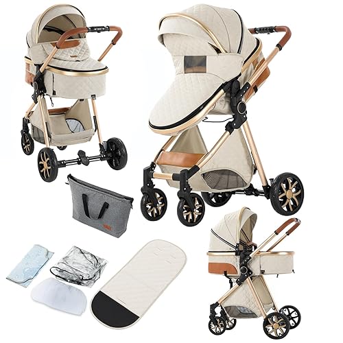 Cochecito de bebé 2 en 1, cochecito convertible, cochecito estándar reversible, cochecito de bebé portátil, cochecito de bebé, cochecito plegable