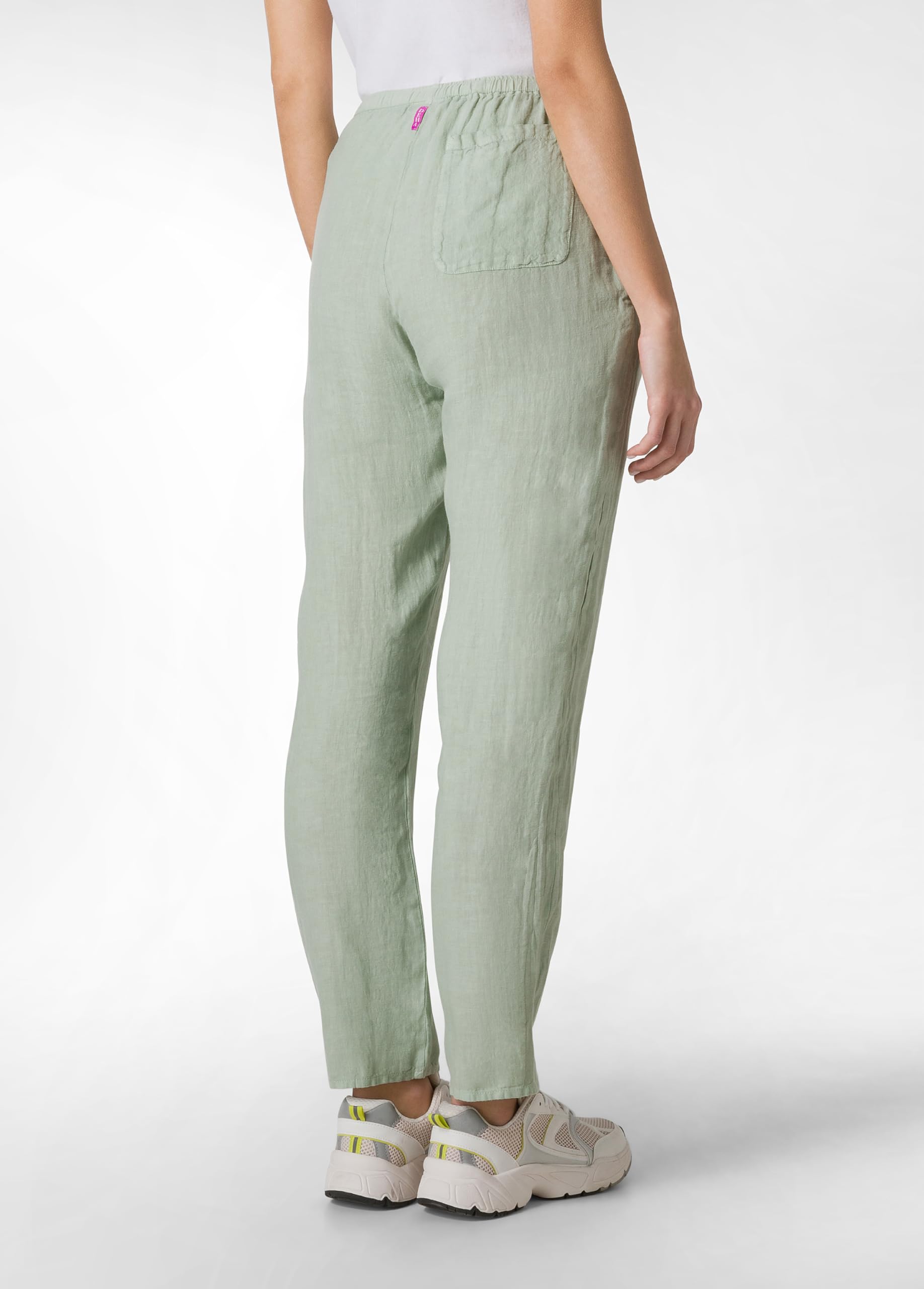 DEHA - Pantalone in Lino, con Coulisse, per Donna