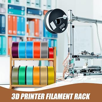 3d Printer Filament Storage Rack 2-Tier Desk Tabletop Organization