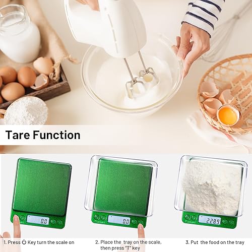 Miniatura 4 de Fuzion Báscula digital de 0.03 oz de precisión, 105.82 oz (105.82 oz) Mini báscula de alimentos para hierbas, especias, joyas, oro, pequeña báscula