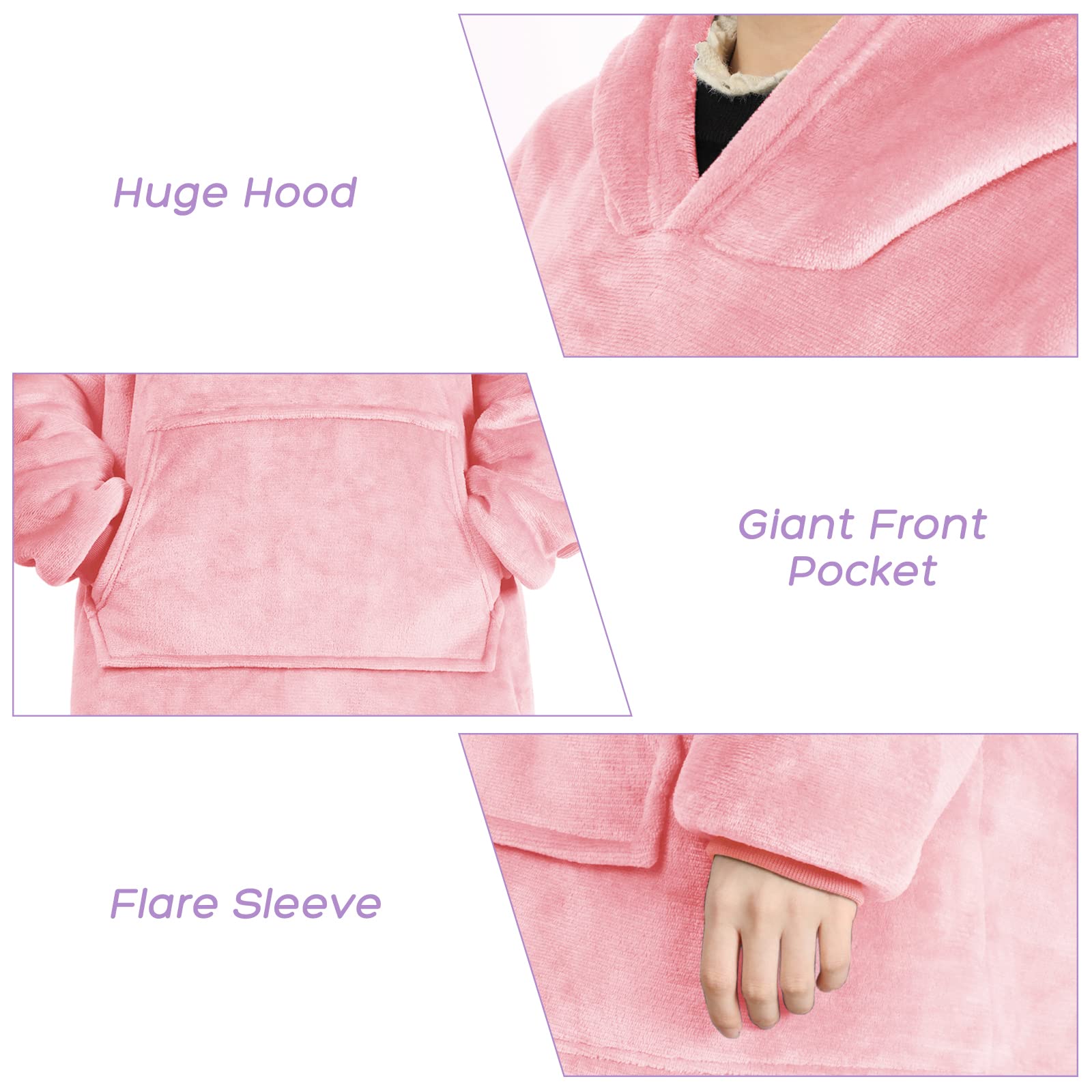 Uplayteck Sudadera con Capucha para Niños, Pijama con Capucha Grande, Suave y Cálida, Acogedora, Batamanta Oversize Niños, para Uso en Interiores y Exteriores.