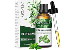 Premium Peppermint Essential Oil 3.38 FL.OZ for Aromatherapy and Home Scents