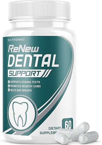 IDEAL PERFORMANCE Renovar el limpiador de pastillas de apoyo dental (60 cápsulas)