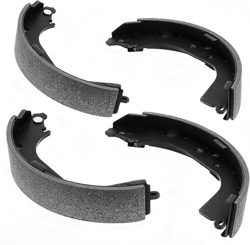 Jogo de sapatas de freio a tambor traseiras EXPPOWER S589 para Toyota 1987–2009 – 4 unidades